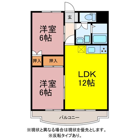 フィオーレ豊橋の物件間取画像